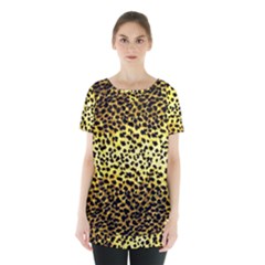 Leopard Version 2 Skirt Hem Sports Top by dressshop