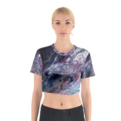 Planetary Cotton Crop Top by ArtByAng