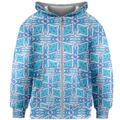 Geometric Doodle 1 Kids Zipper Hoodie Without Drawstring by dressshop