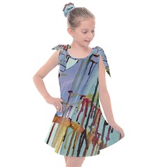 Chaos In Colour  Kids  Tie Up Tunic Dress by ArtByAng