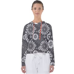 Floral Pattern Women s Slouchy Sweat by Hansue