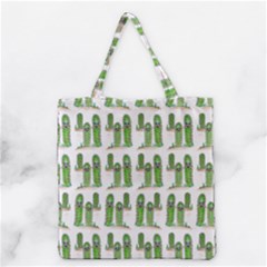 Prickle Plants Grocery Tote Bag by ArtByAng
