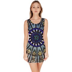 Pattern Art Form Architecture Bodycon Dress by Nexatart