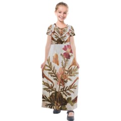 Holy Land Flowers 4 Kids  Short Sleeve Maxi Dress