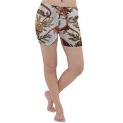 Holy Land Flowers 4 Lightweight Velour Yoga Shorts by DeneWestUK