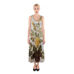 Holy Land Flowers 7 Sleeveless Maxi Dress by DeneWestUK