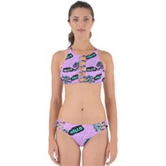 Dino Banner Perfectly Cut Out Bikini Set by FoodLeggings