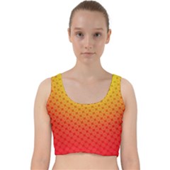 Digital Art Art Artwork Abstract Velvet Racer Back Crop Top by Sapixe