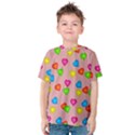 Seamless Tile Background Abstract Kids  Cotton Tee View1