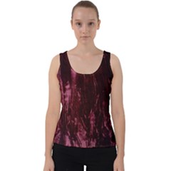 Wordsworth Red Mix 4 Velvet Tank Top