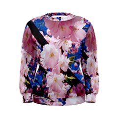 Flower Cherry Wood Tree Flowers Women s Sweatshirt by Sapixe