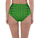 Forest Flowers In The Green Soft Ornate Nature Reversible High-Waist Bikini Bottoms View2