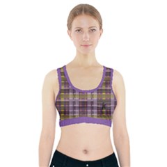 Playing With Plaid Kitten Halloween  Sports Bra With Pocket by emilyzragz