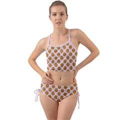 Waffle Polka Dot Pattern Mini Tank Bikini Set by emilyzragz