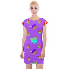 Saint Nicholas Saint Nicholas Cap Sleeve Bodycon Dress