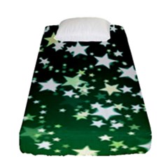 Christmas Star Advent Background Fitted Sheet (single Size) by Sapixe