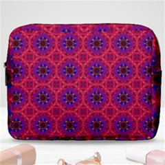 Retro Abstract Boho Unique Make Up Pouch (large)