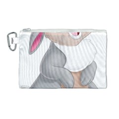 Bear Canvas Cosmetic Bag (large) by NSGLOBALDESIGNS2