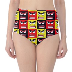 Angry Face Classic High-waist Bikini Bottoms by ArtworkByPatrick