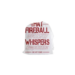 Fireball Whiskey Shirt Solid Letters 2016 Drawstring Pouch (xs) by crcustomgifts