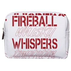 Fireball Whiskey Shirt Solid Letters 2016 Make Up Pouch (medium) by crcustomgifts