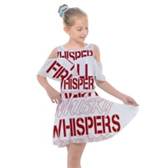 Fireball Whiskey Shirt Solid Letters 2016 Kids  Shoulder Cutout Chiffon Dress by crcustomgifts