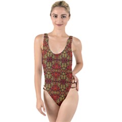 New Stuff-5 High Leg Strappy Swimsuit