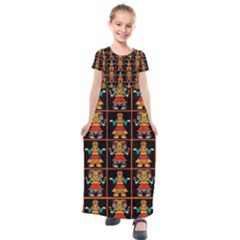 Egyptian Kids  Short Sleeve Maxi Dress