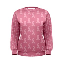 Pink Ribbon - Breast Cancer Awareness Month Women s Sweatshirt by Valentinaart