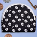 Cute Kawaii Ghost pattern Horseshoe Style Canvas Pouch View2