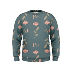 Florets Roses Rose Flowers Flower Kids  Sweatshirt by Sapixe