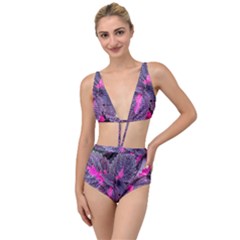 Beefsteak Plant Perilla Frutescens Tied Up Two Piece Swimsuit