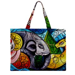 Graffiti The Art Of Spray Mural Zipper Mini Tote Bag by Sapixe