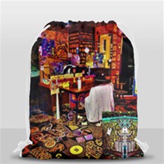 Painted House Drawstring Bag (small) by MRTACPANS