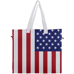 Us Flag Stars And Stripes Maga Canvas Travel Bag by snek