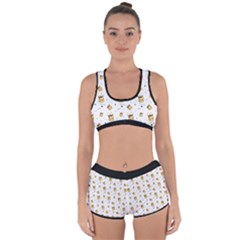 Doge Much Thug Wow Pattern Funny Kekistan Meme Dog White Racerback Boyleg Bikini Set by snek