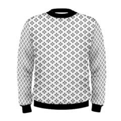 Logo Kek Pattern Black And White Kekistan White Background Men s Sweatshirt by snek