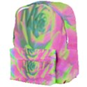 Lime Green And Pink Succulent Sedum Rosette Giant Full Print Backpack View4