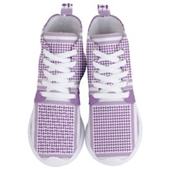 Purple Geometric Headdress Women s Lightweight High Top Sneakers by Mariart