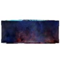 Lagoon Nebula Interstellar Cloud Pastel pink, turquoise and yellow stars Canvas Travel Bag View4