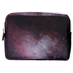 Eagle Nebula Wine Pink And Purple Pastel Stars Astronomy Make Up Pouch (medium) by genx