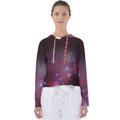 Christmas Tree Cluster Red Stars Nebula Constellation Astronomy Women s Slouchy Sweat by genx