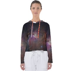 Orion Nebula Star Formation Orange Pink Brown Pastel Constellation Astronomy Women s Slouchy Sweat by genx