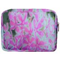 Hot Pink And White Peppermint Twist Garden Phlox Make Up Pouch (Large) View2