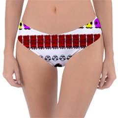 Halloween Borders Trick Or Treat Reversible Classic Bikini Bottoms