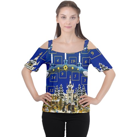 Advent Calendar Advent Gifts Cutout Shoulder Tee by Wegoenart