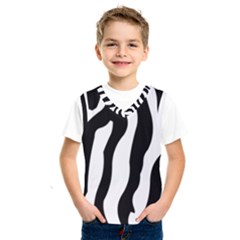 Zebra Horse Pattern Black And White Kids  Sportswear by picsaspassion