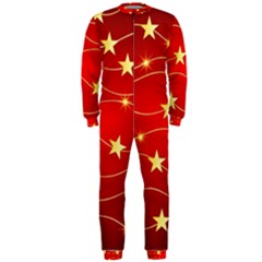 Background Christmas Decoration Onepiece Jumpsuit (men)  by Wegoenart