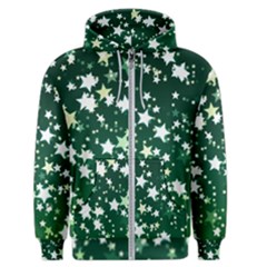 Christmas Star Advent Background Men s Zipper Hoodie by Wegoenart