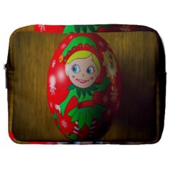 Christmas Wreath Ball Decoration Make Up Pouch (large)